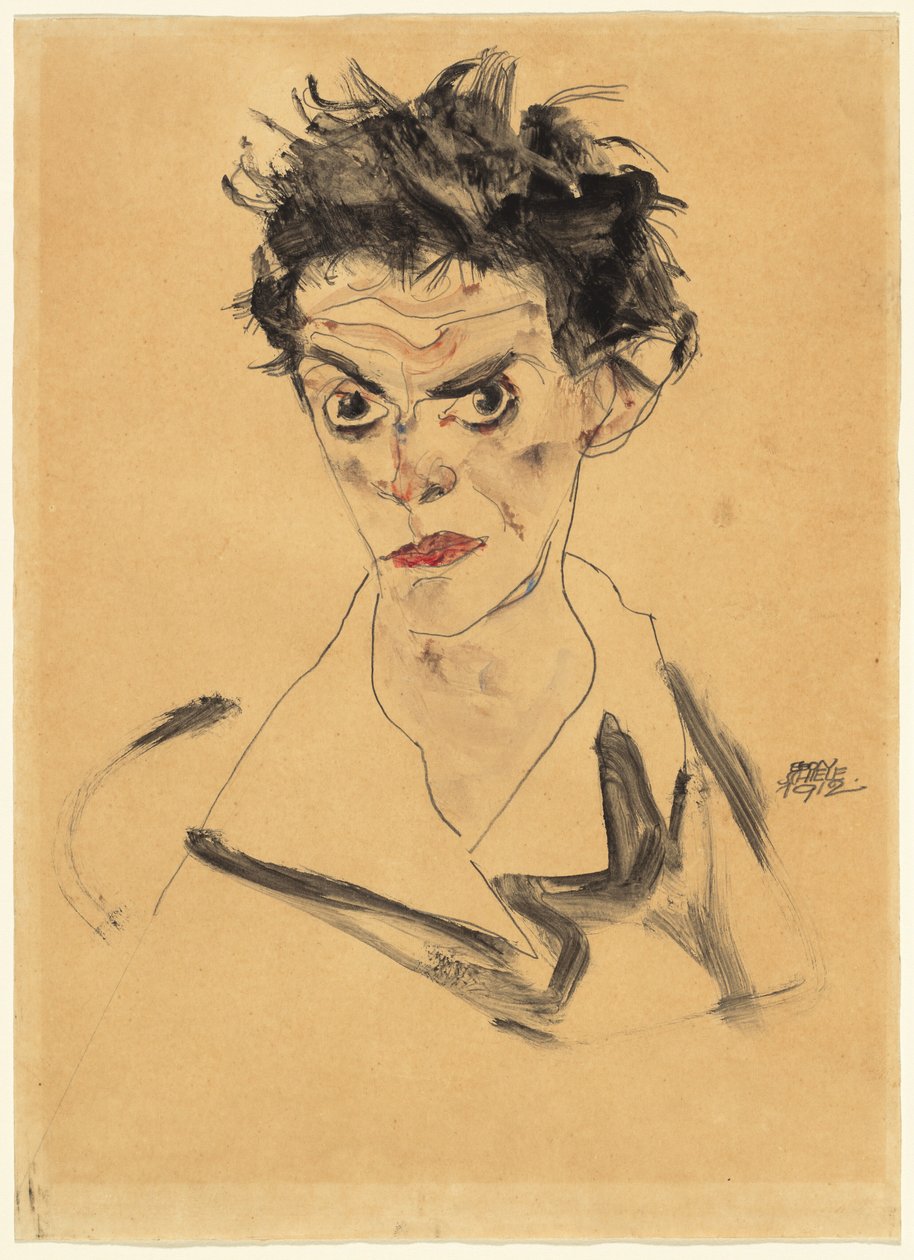 Auto-retrato de Egon Schiele