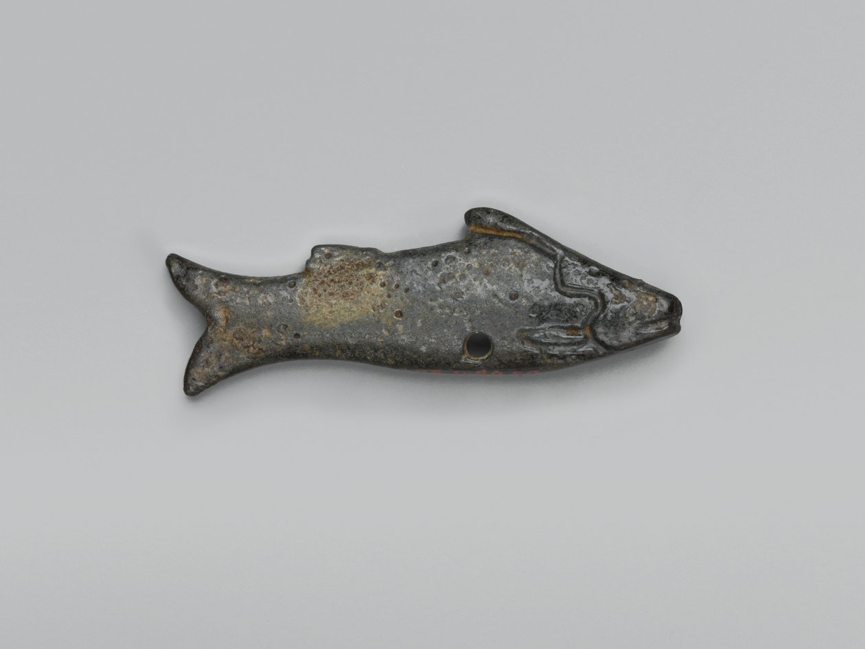 Figura de um peixe (faiança) de Egyptian