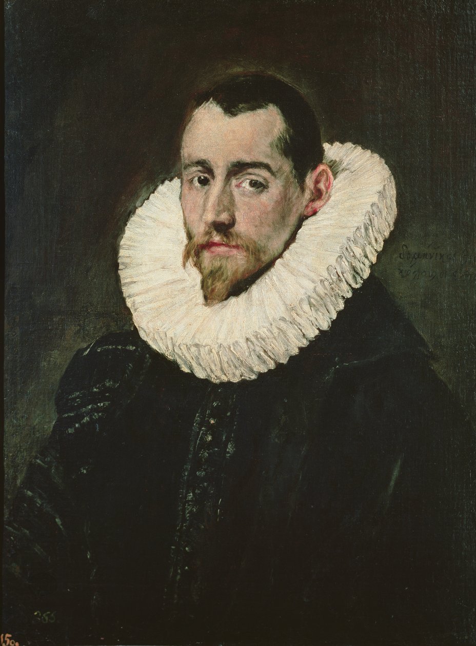 Retrato, de, um, jovem, cavaleiro de El Greco
