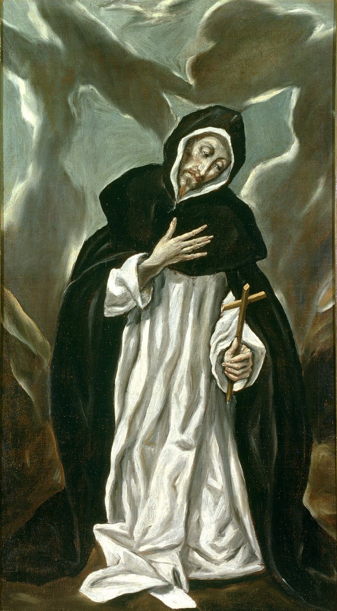 St.Dominic de Guzman (c.1170-1221) de El Greco