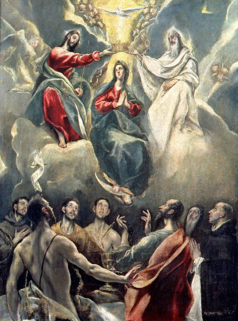 A coroação da virgem de El Greco