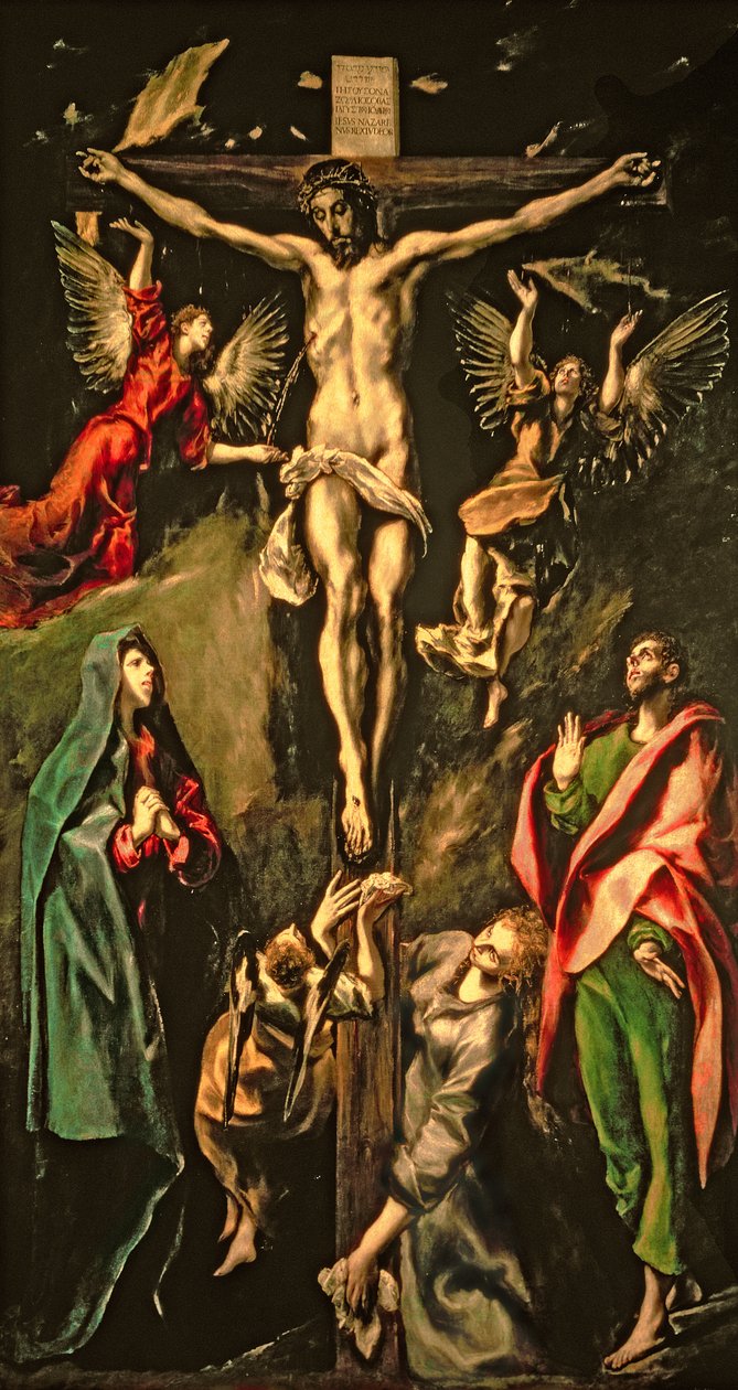 A Crucificação, c.1584-1600 de El Greco