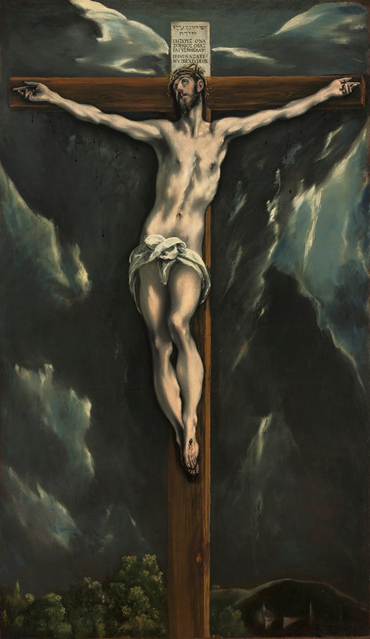 Cristo na cruz, c. 1600-1610. de El Greco