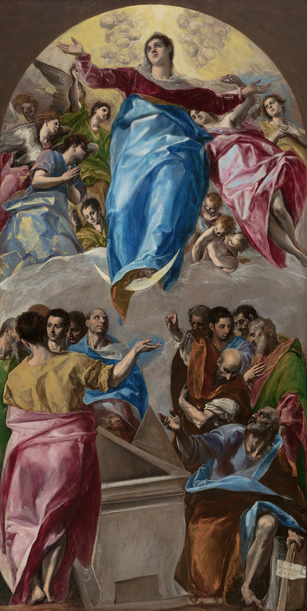 A Assunção da Virgem, 1577-79. de El Greco
