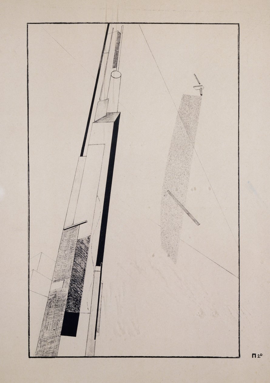 Proun 2 D de Eliezer Markowich Lissitzky