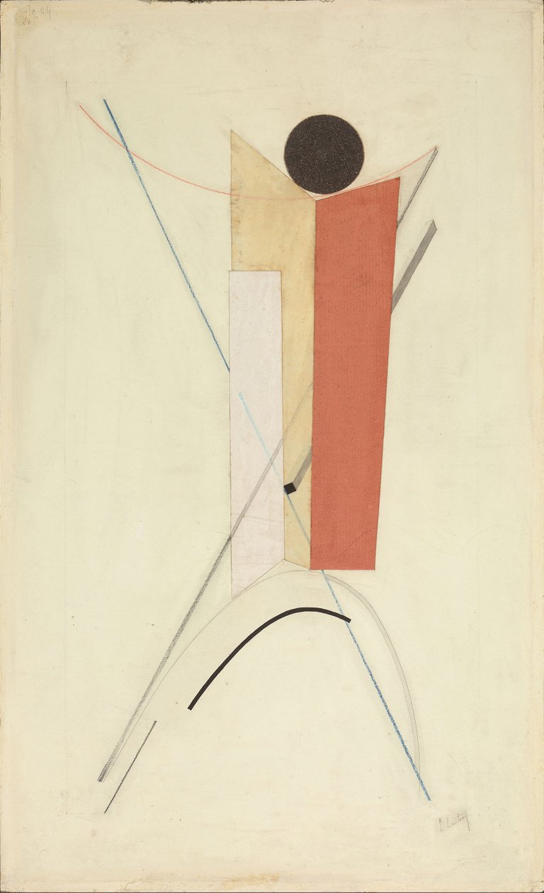 Variante Proun 43, c.1922. de Eliezer Markowich Lissitzky