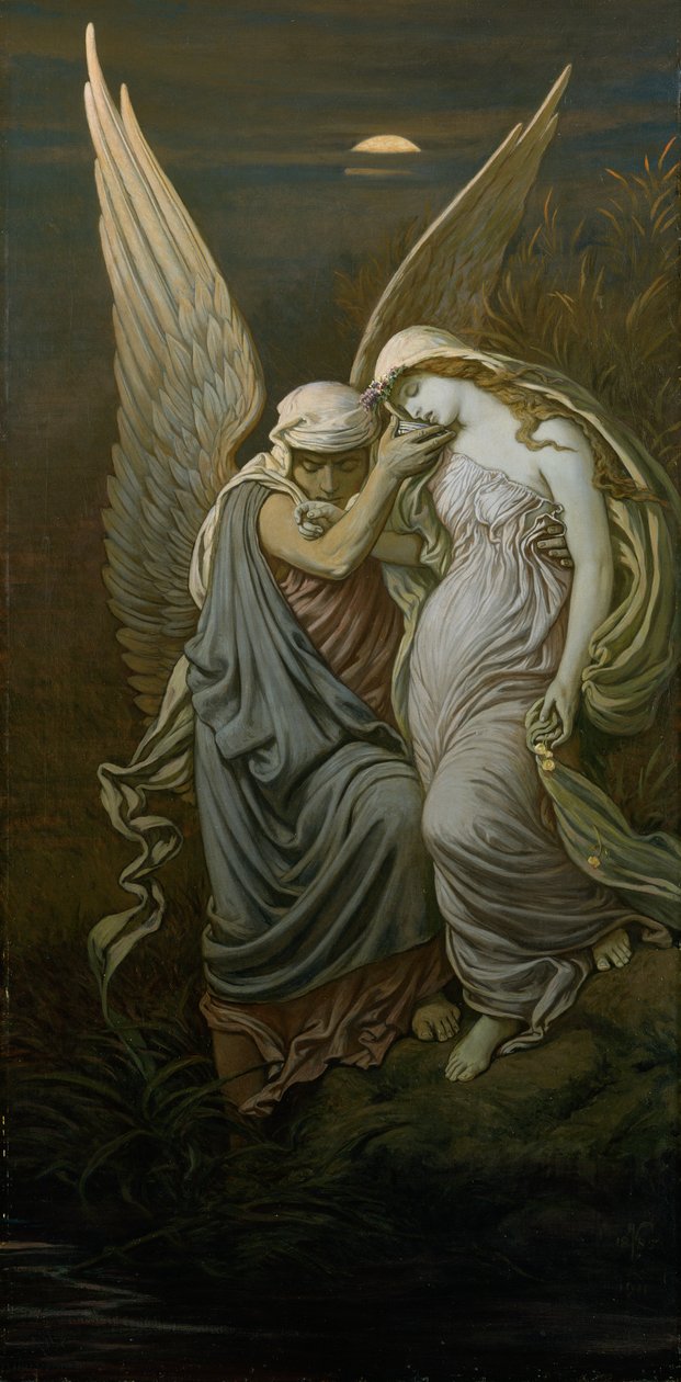 A Taça da Morte, 1885 e 1911. de Elihu Vedder