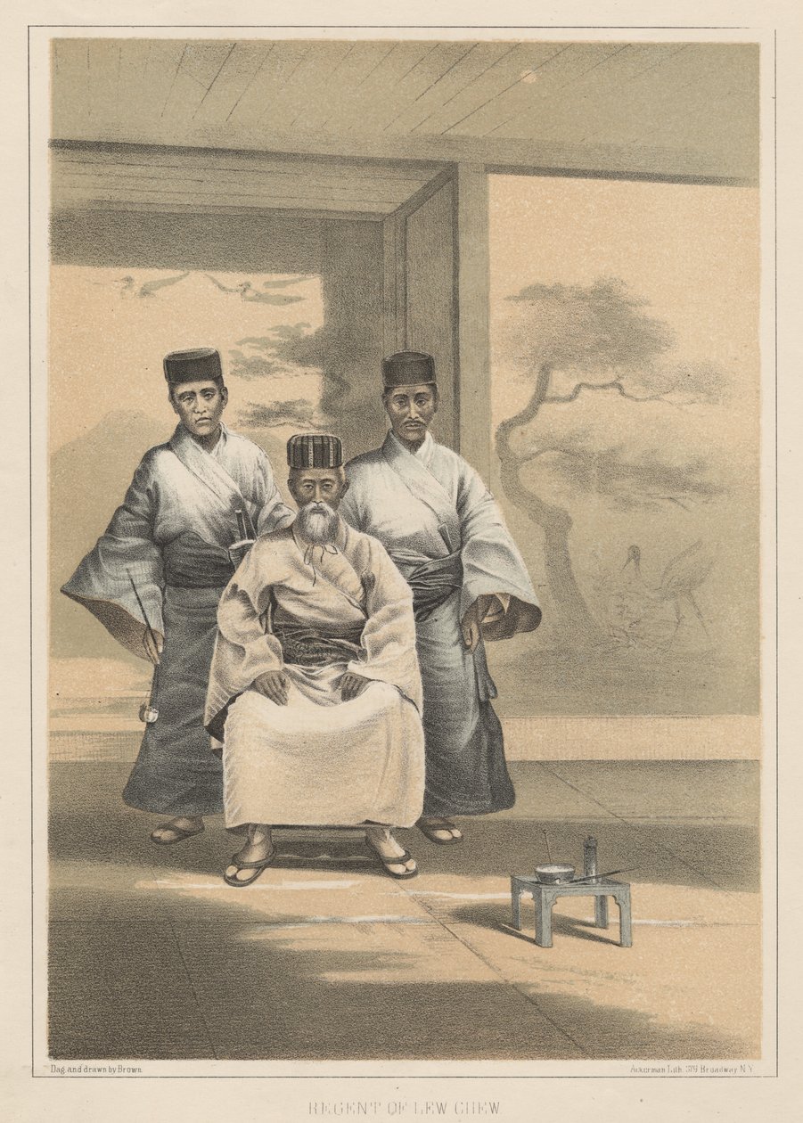 Regente de Lew Chew, 1855 de Eliphalet Brown