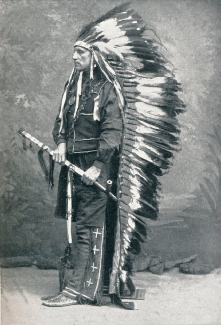 Índio norte-americano, 1912 de Elliott and Fry