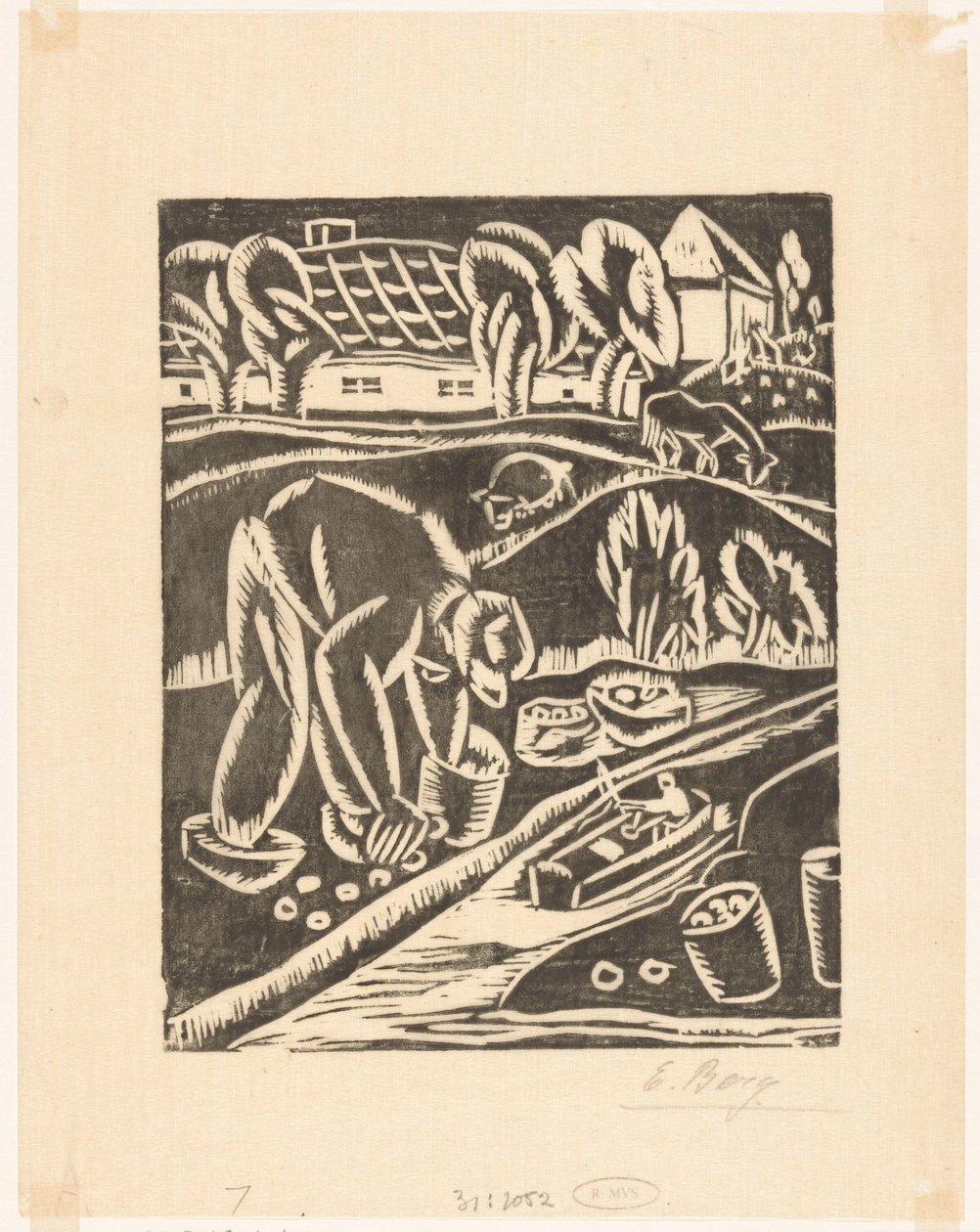 Agricultura de Else Berg (signed by artist)