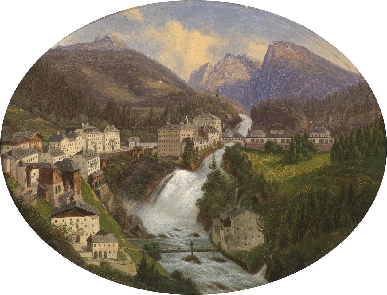 Vista de Gastein de Emil Ludwig Löhr