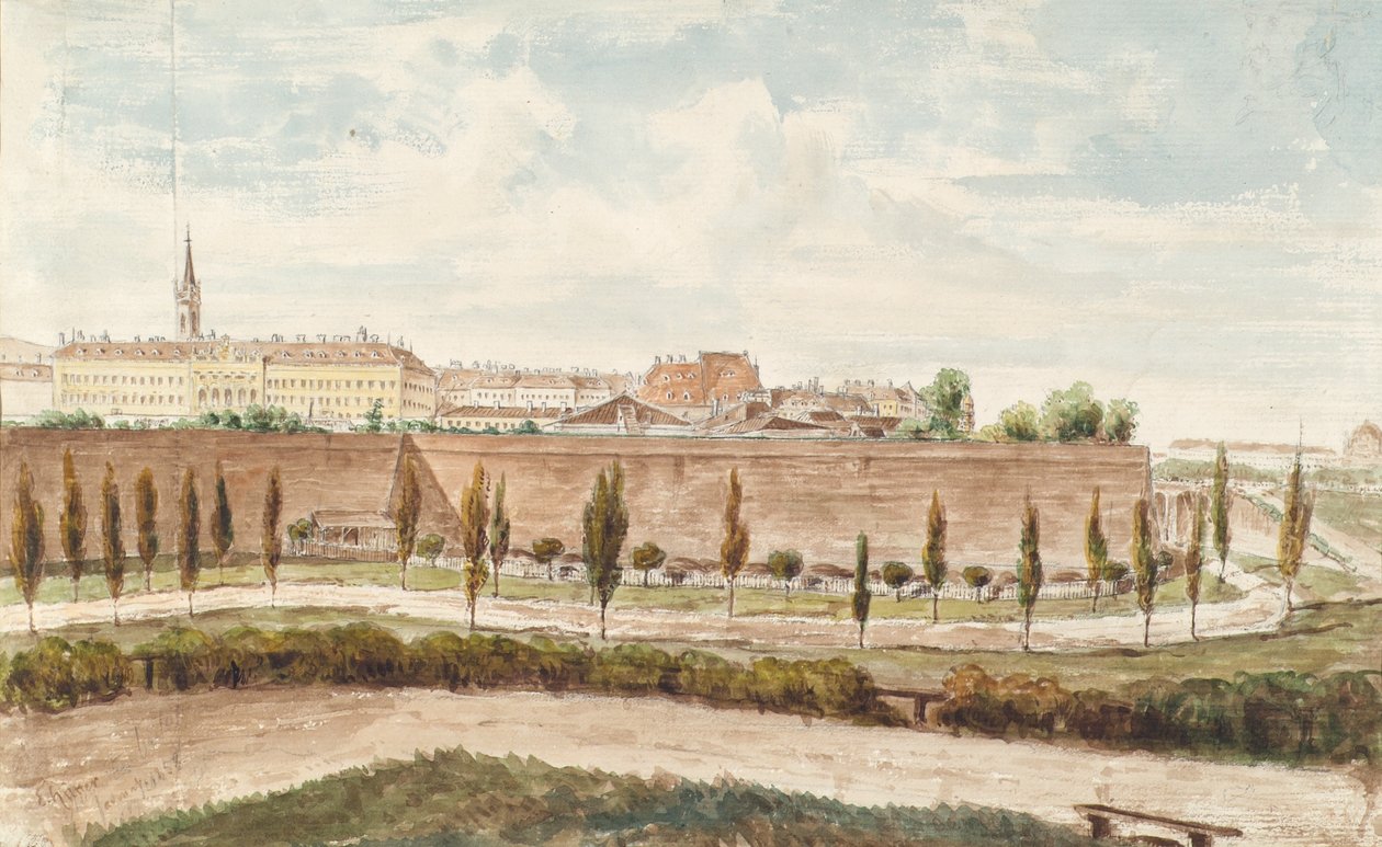 O Augustinerbastei em Viena de Emil Hütter