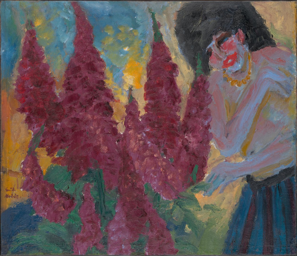 Manhãs no Jardim das Flores de Emil Nolde