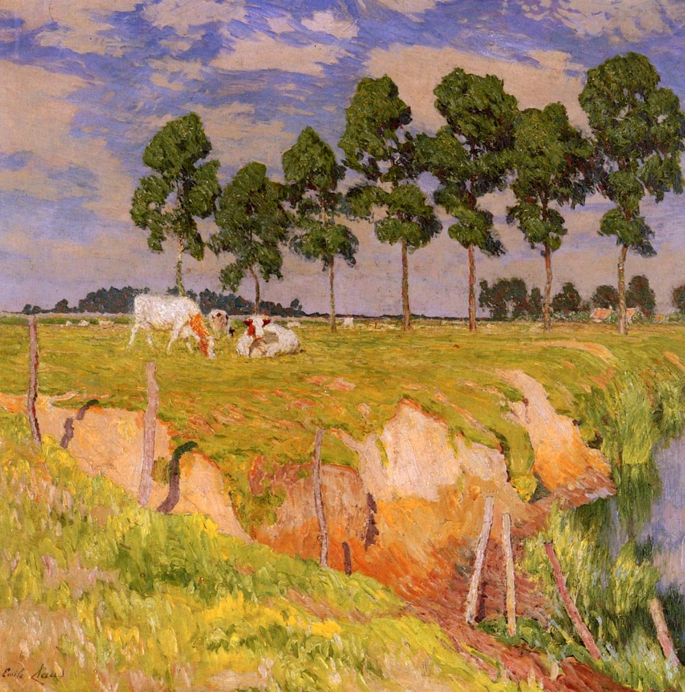 La Rangee de La Berge de Emile Claus