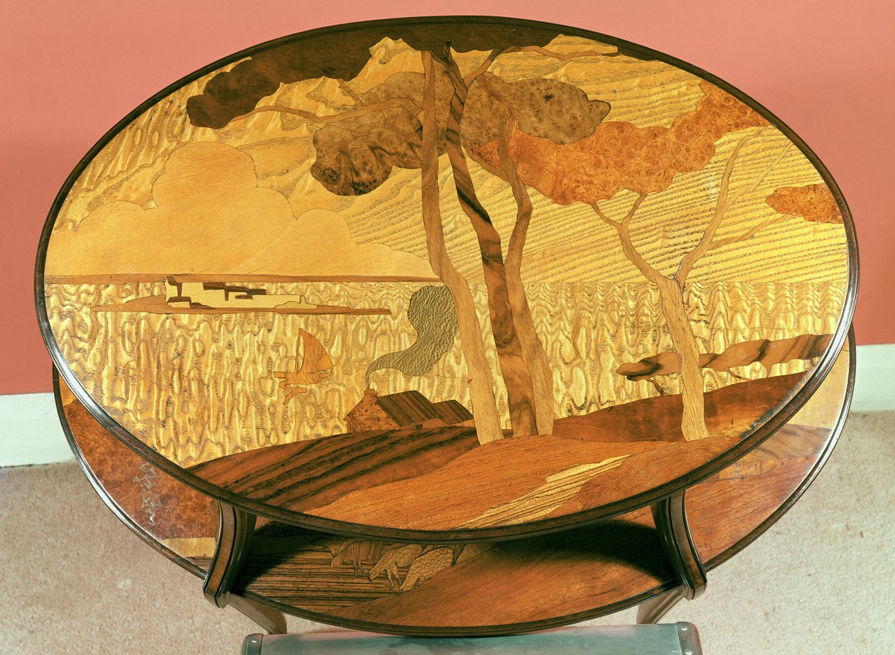Mesa, final do século XIX de Emile Galle