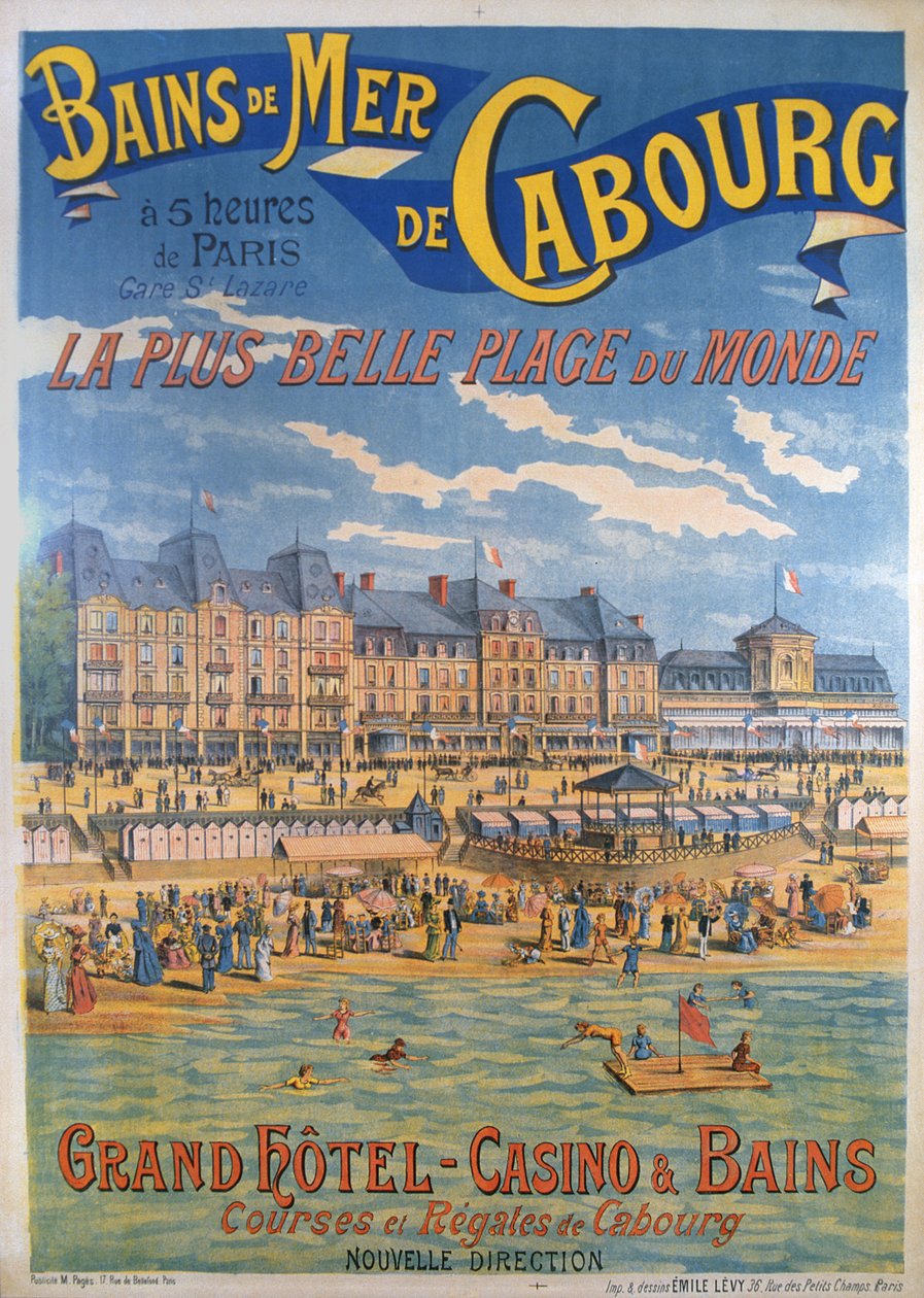 Cartaz de Cabourg de Emile Levy