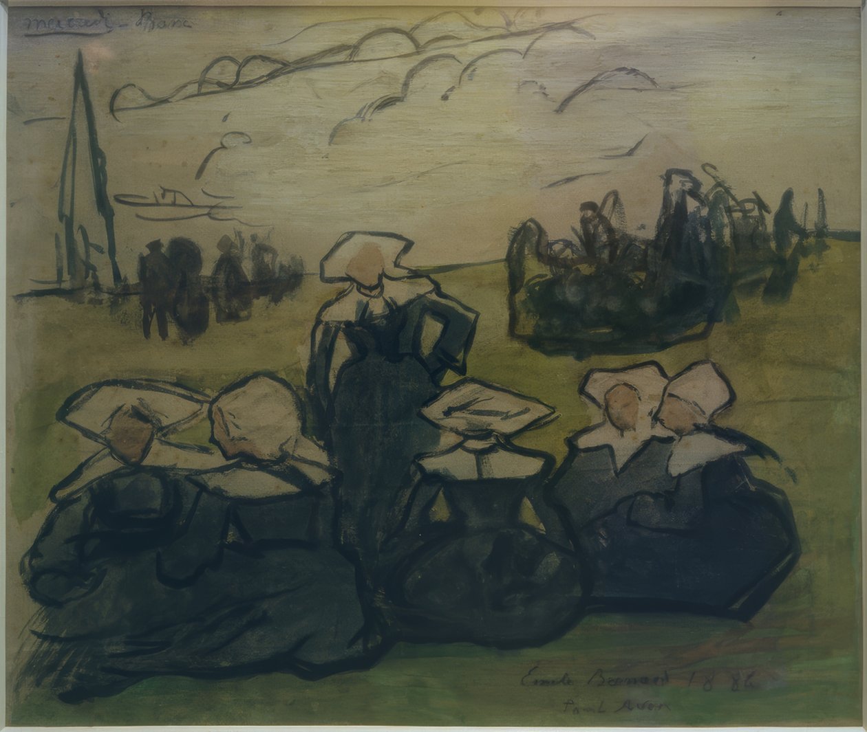 Mulheres bretãs no Prado de Emile Bernard