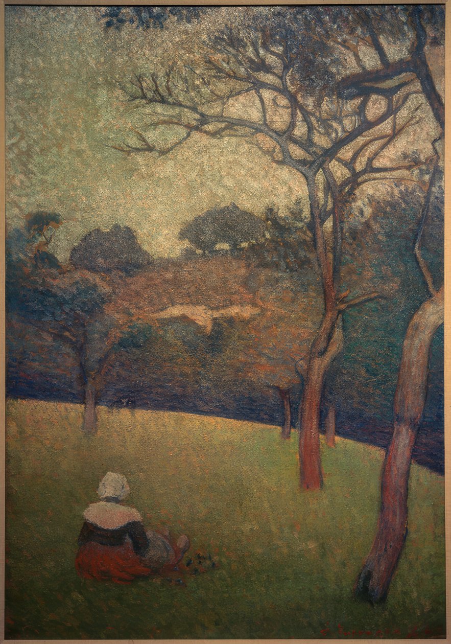 Sentado bretão de Emile Bernard