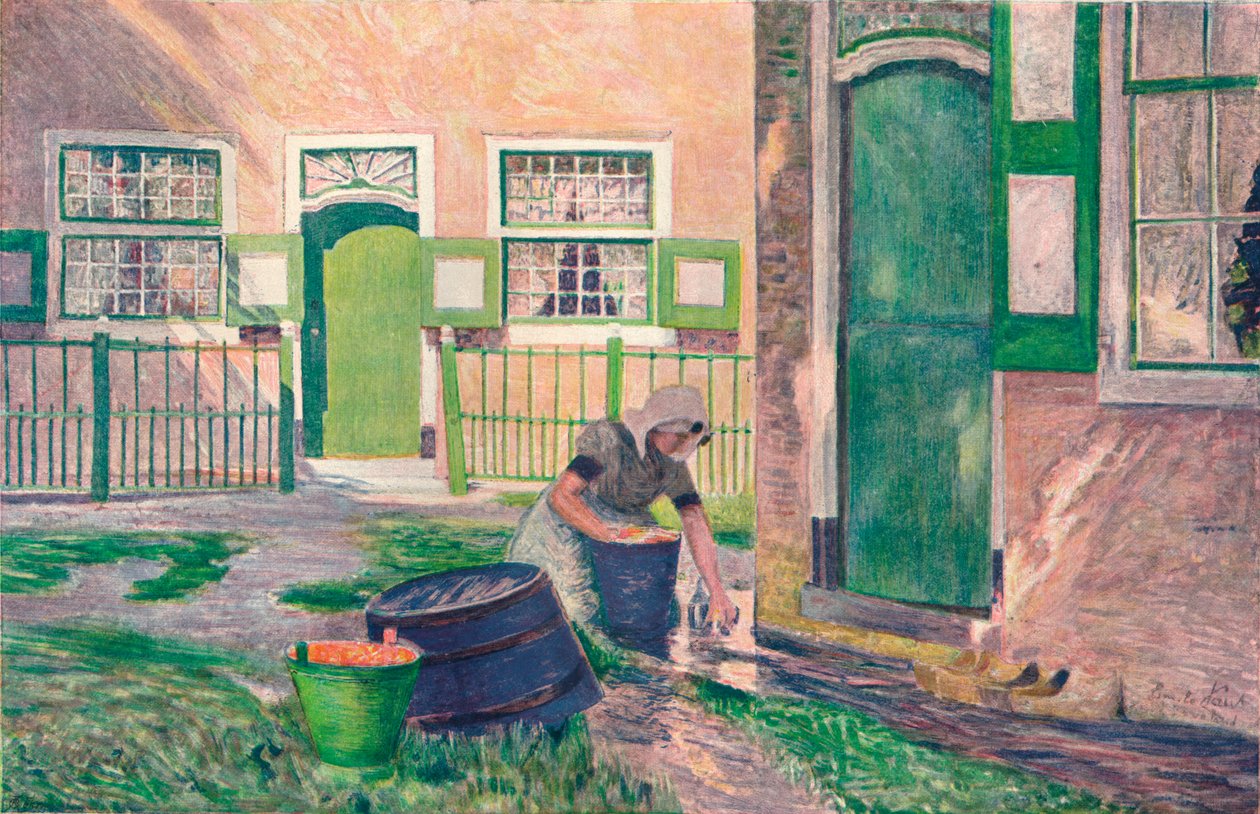 Ferme em Zud-Beveland, c1899 de Emile Claus