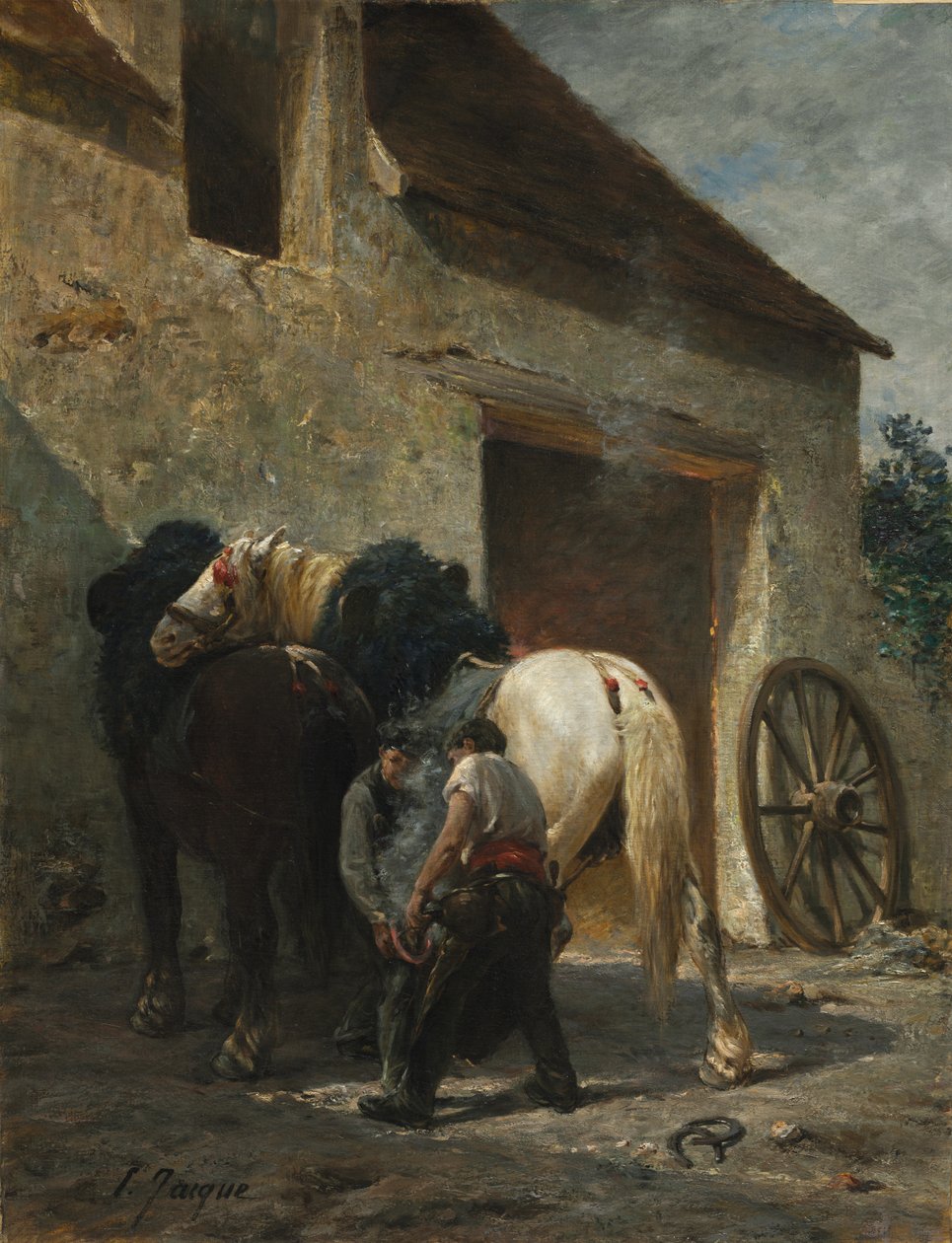 Ferreiros, depois de 1887. de Émile Jacque