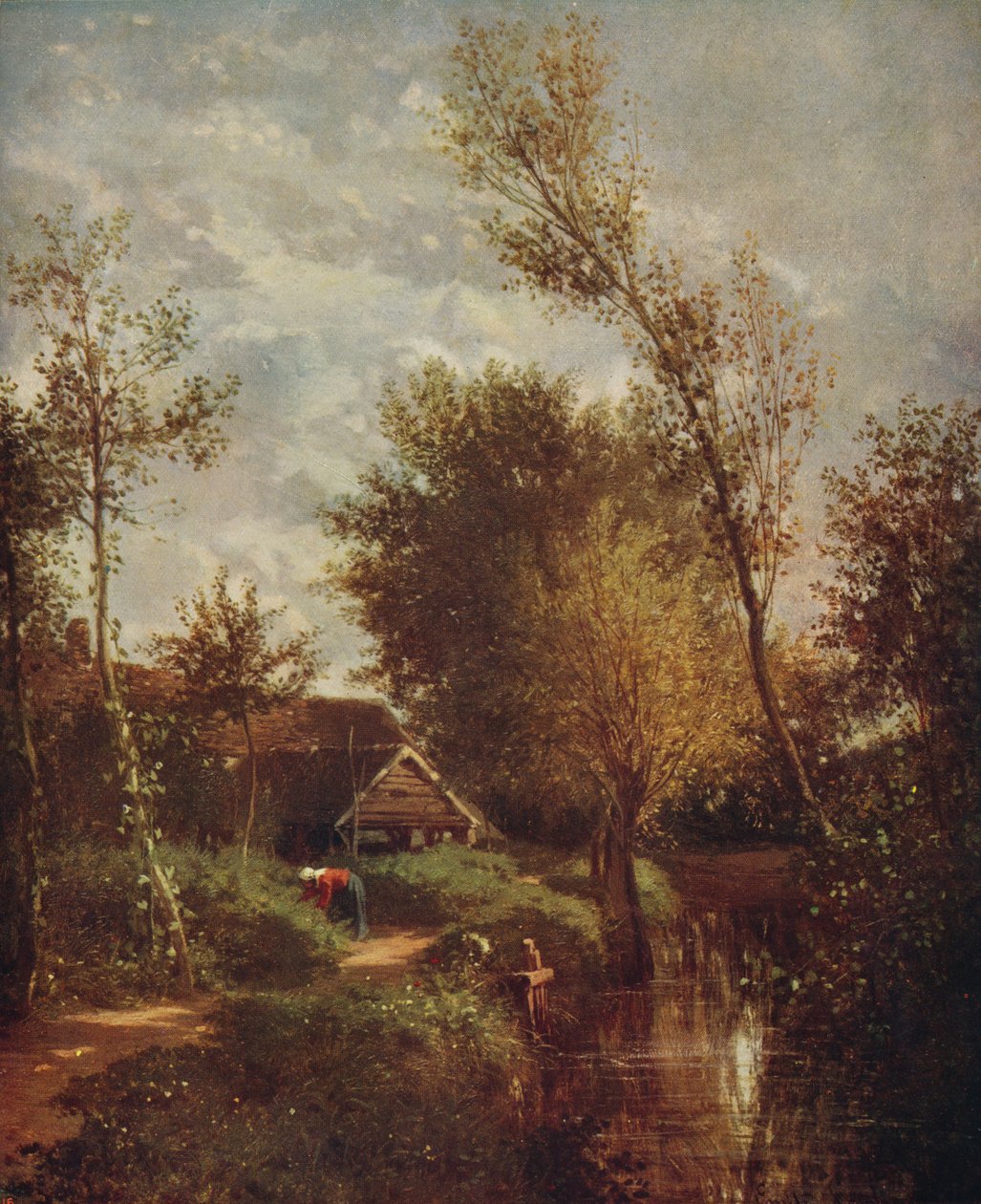 Ecouen, 1858, c1915 de Emile Lambinet