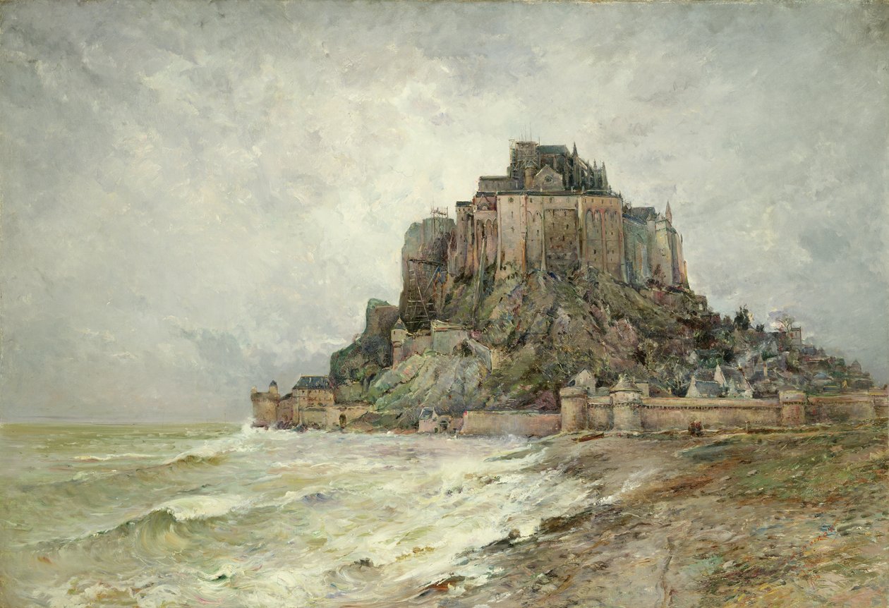 Mont Saint-Michel, 1896 de Emile Noirot
