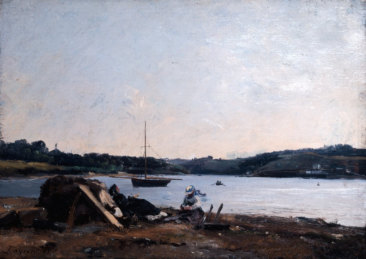 Foz do rio, 1868. de Emmanuel Lansyer