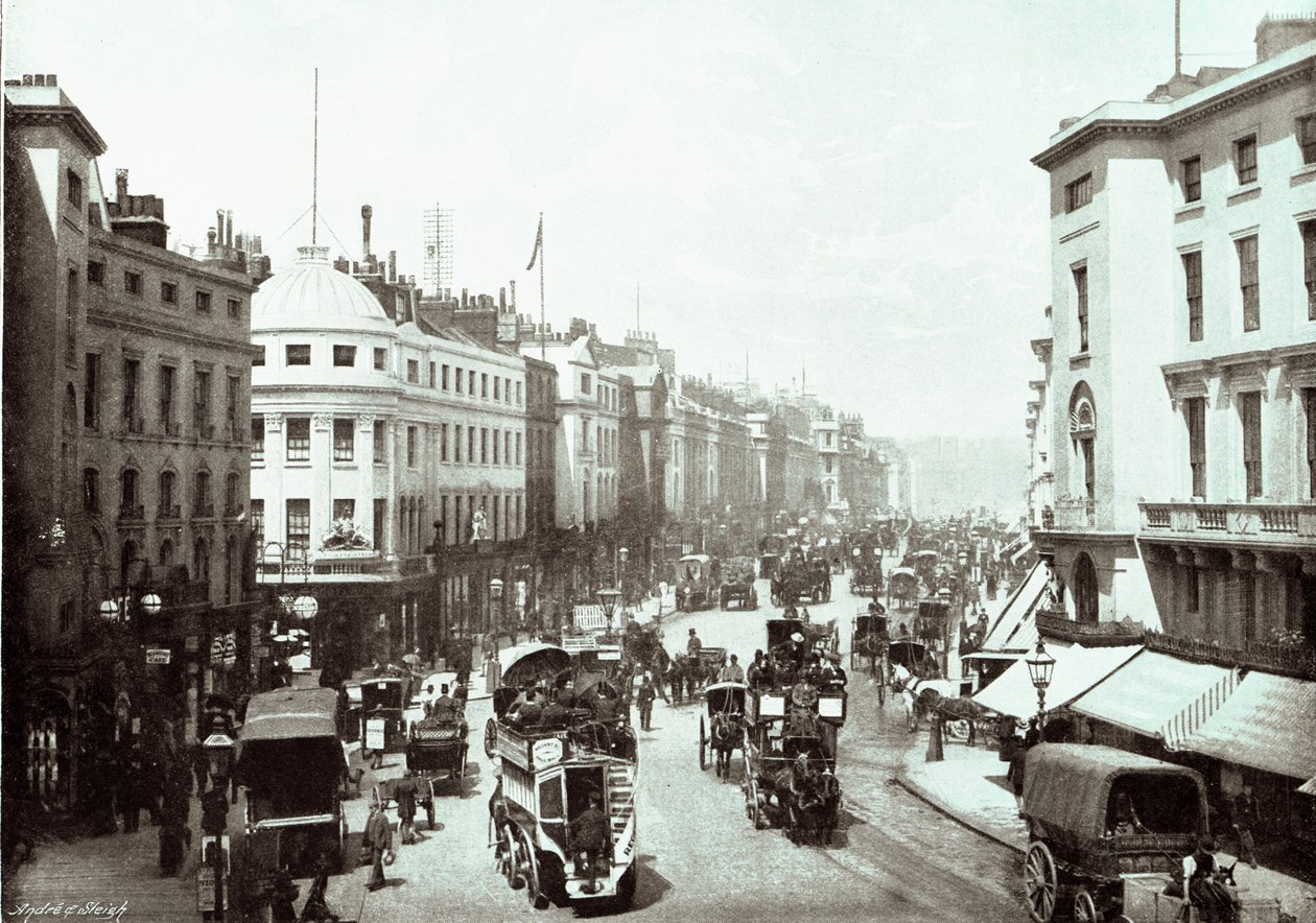 Regent Street, Londres c.1900 de English Photographer