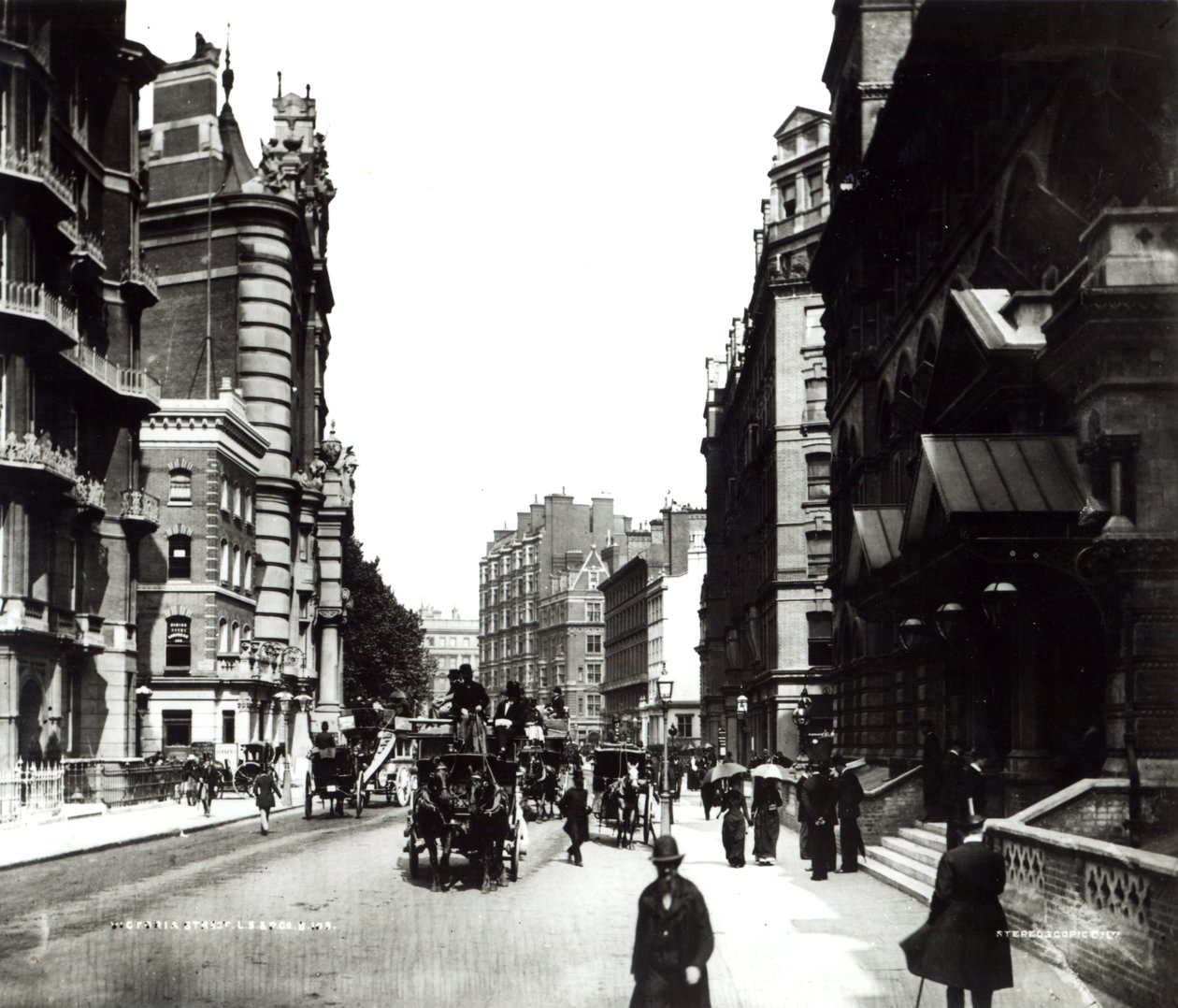 Victoria Street, Londres, c.1890 de English Photographer