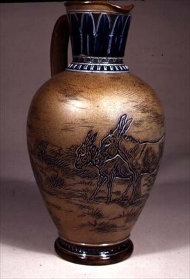 Jarro Doulton (cerâmico) de English School