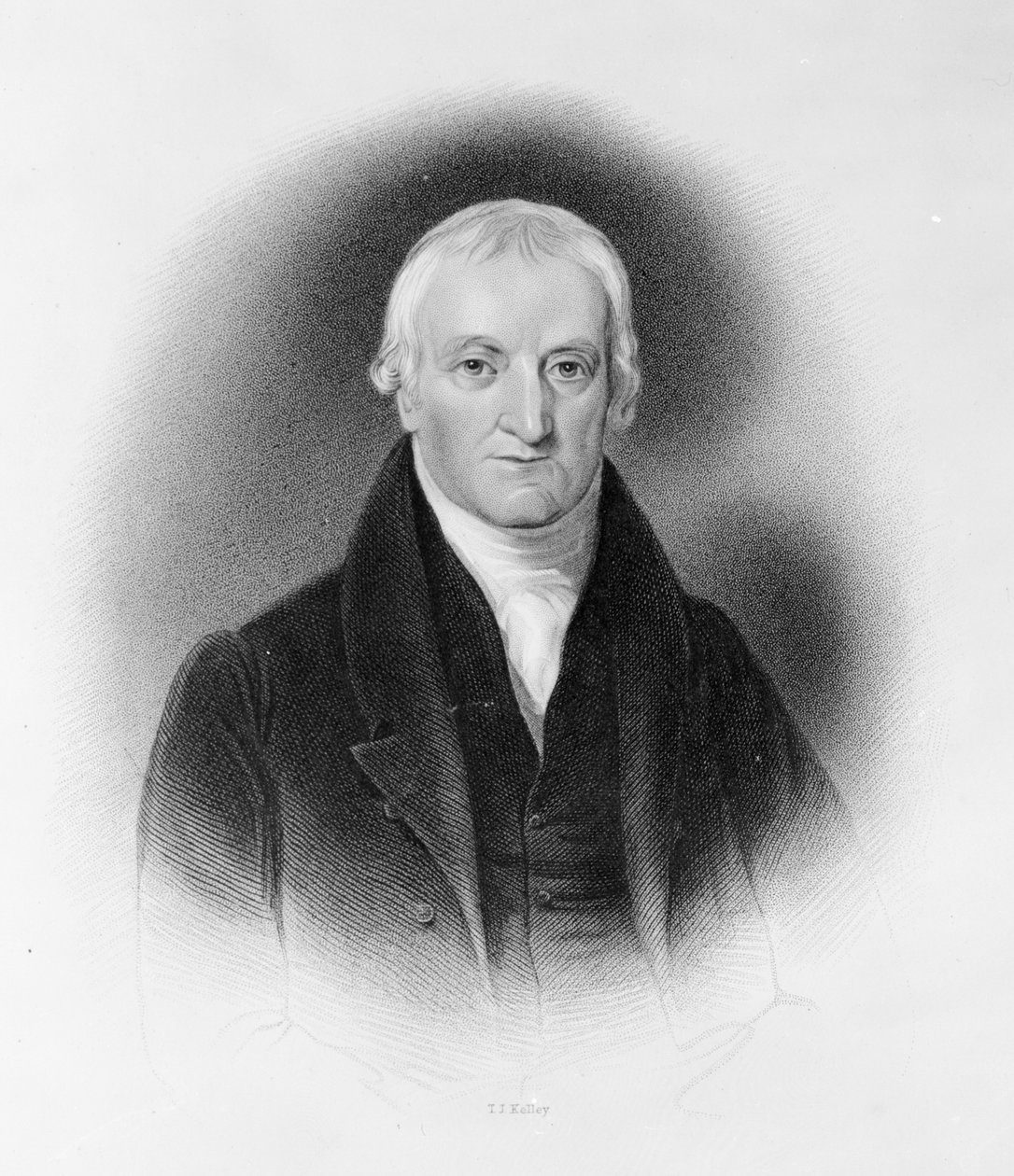 John Syme Esq., C.1820 (gravura em aço) de English School