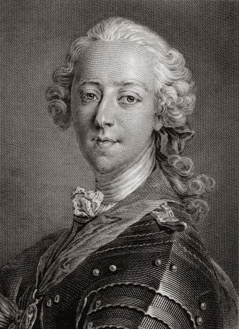 Príncipe Charles Edward Louis Philip Casimir Stewart (1720-88), O Jovem Pretendente, conhecido como Bonnie Prince Charlie de English School