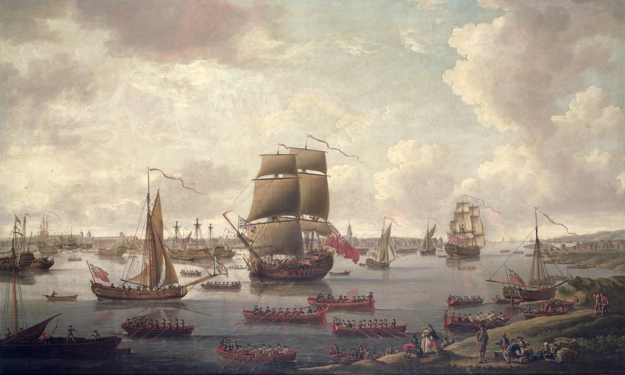 Vista do Tamisa, 1761 de English School