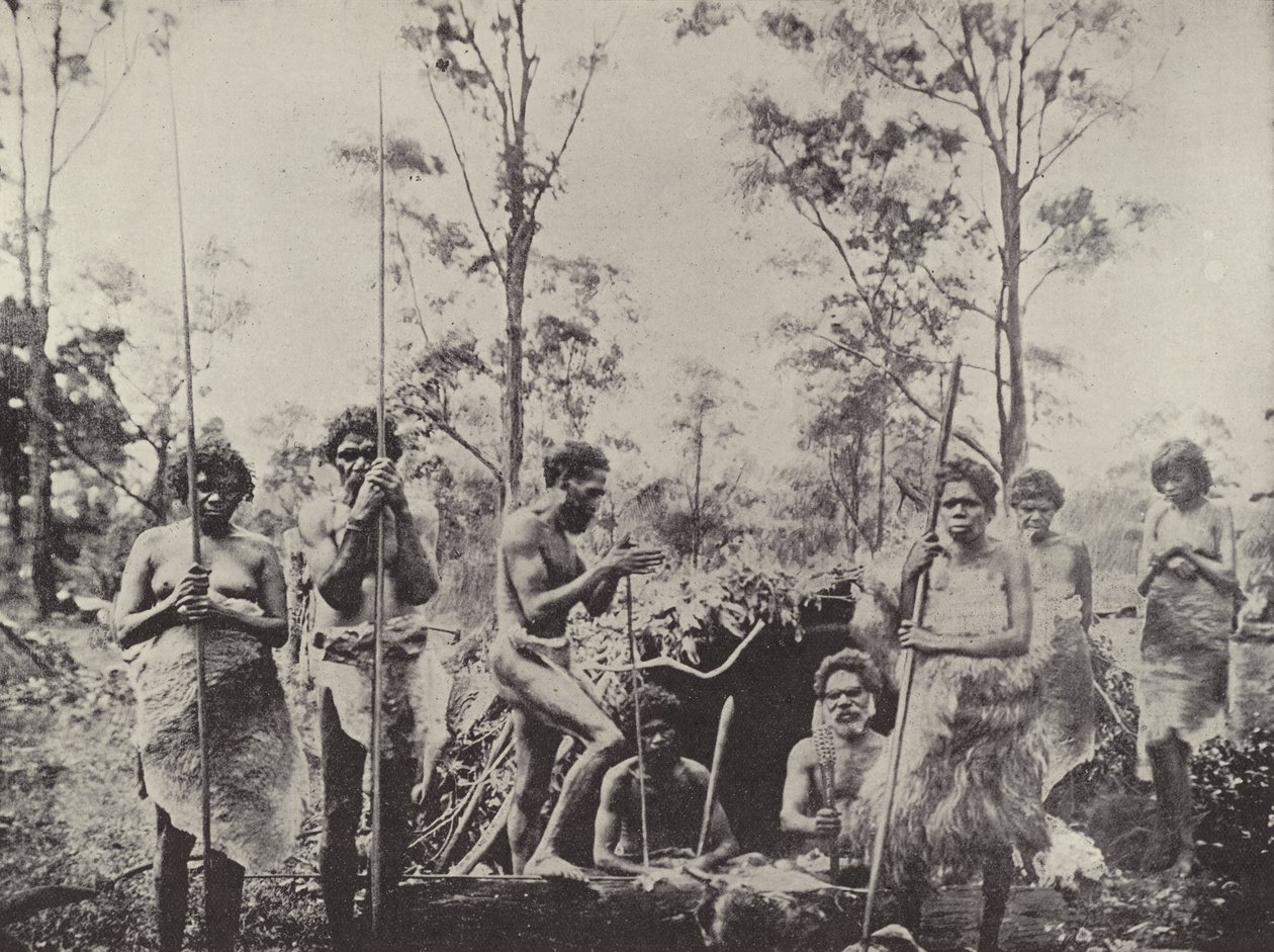 Grupo de aborígenes de Queensland de English Photographer