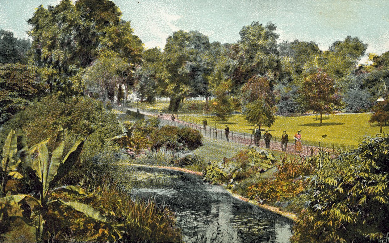 Londres, The Dell, Hyde Park (foto a cores) de English Photographer