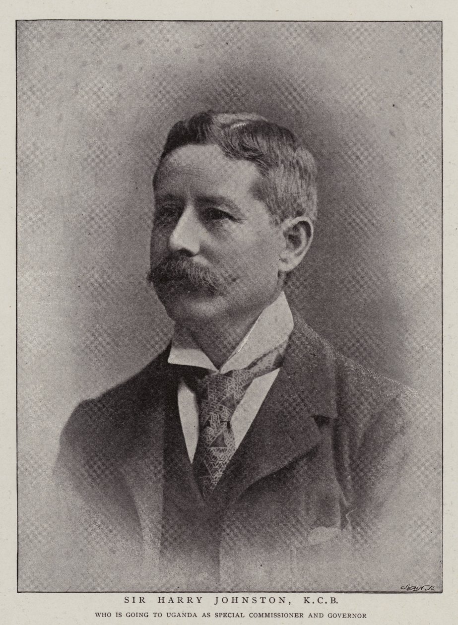 Sir Harry Johnston, KCB de English Photographer