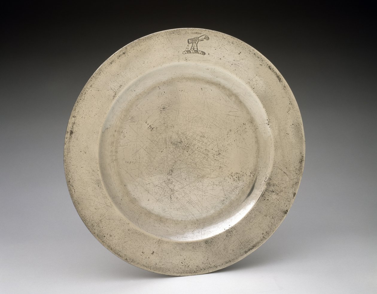 Placa, c. 1750 (peltre) de English School