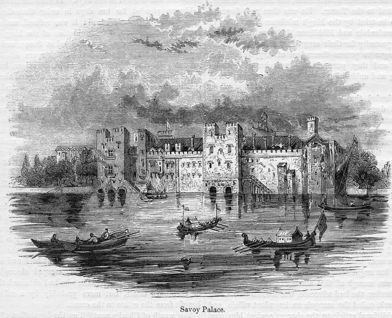 Palácio do Savoy, 1661 de English School