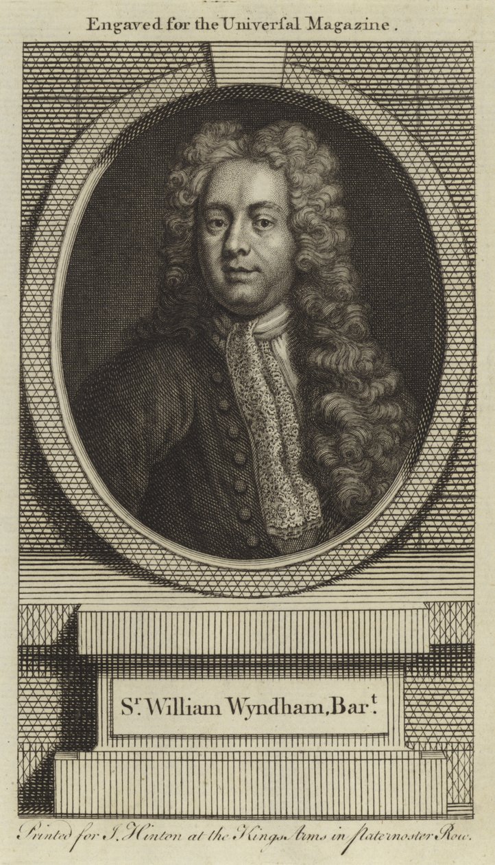 Sir William Wyndham, baronete de English School