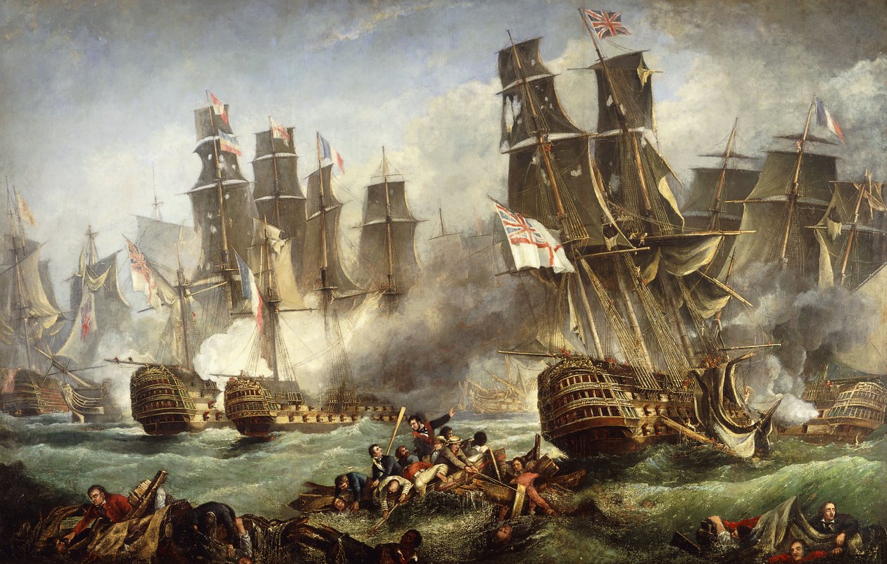 A Batalha de Trafalgar, de English School