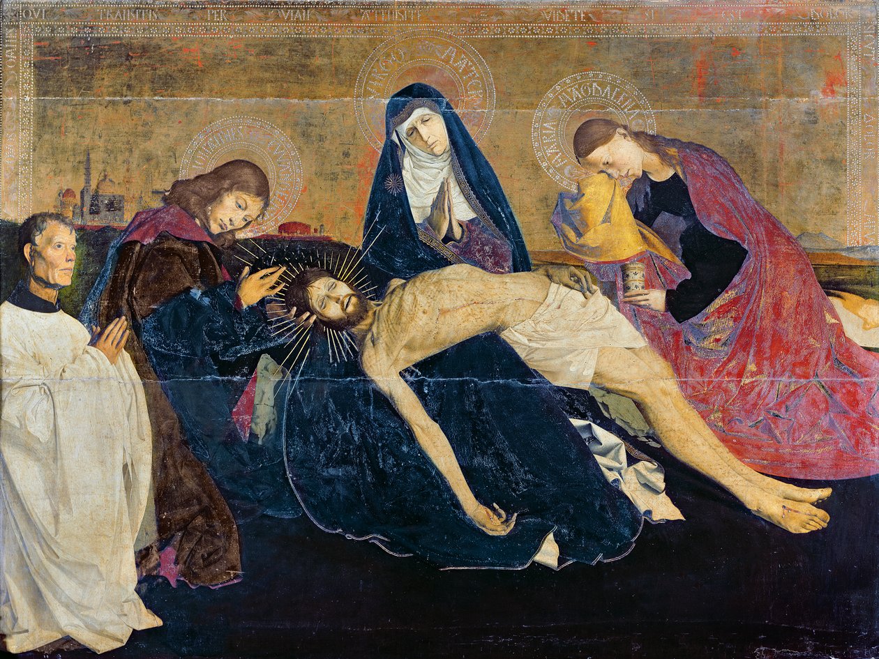 O Avignon Pieta, 1450-60 de Enguerrand Quarton