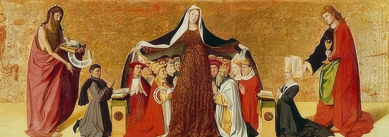 Madonna protetora. 1452 de Enguerrand Quarton