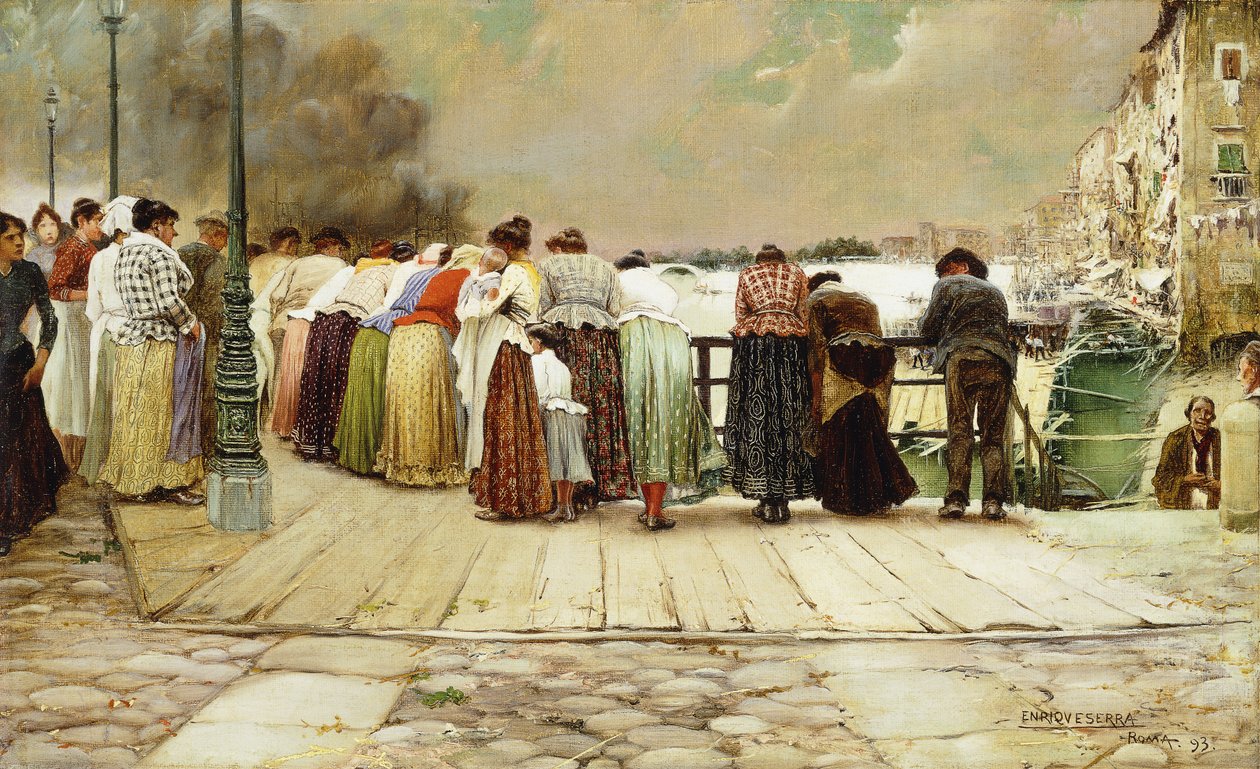 Na ponte, 1893 de Enrique Serra