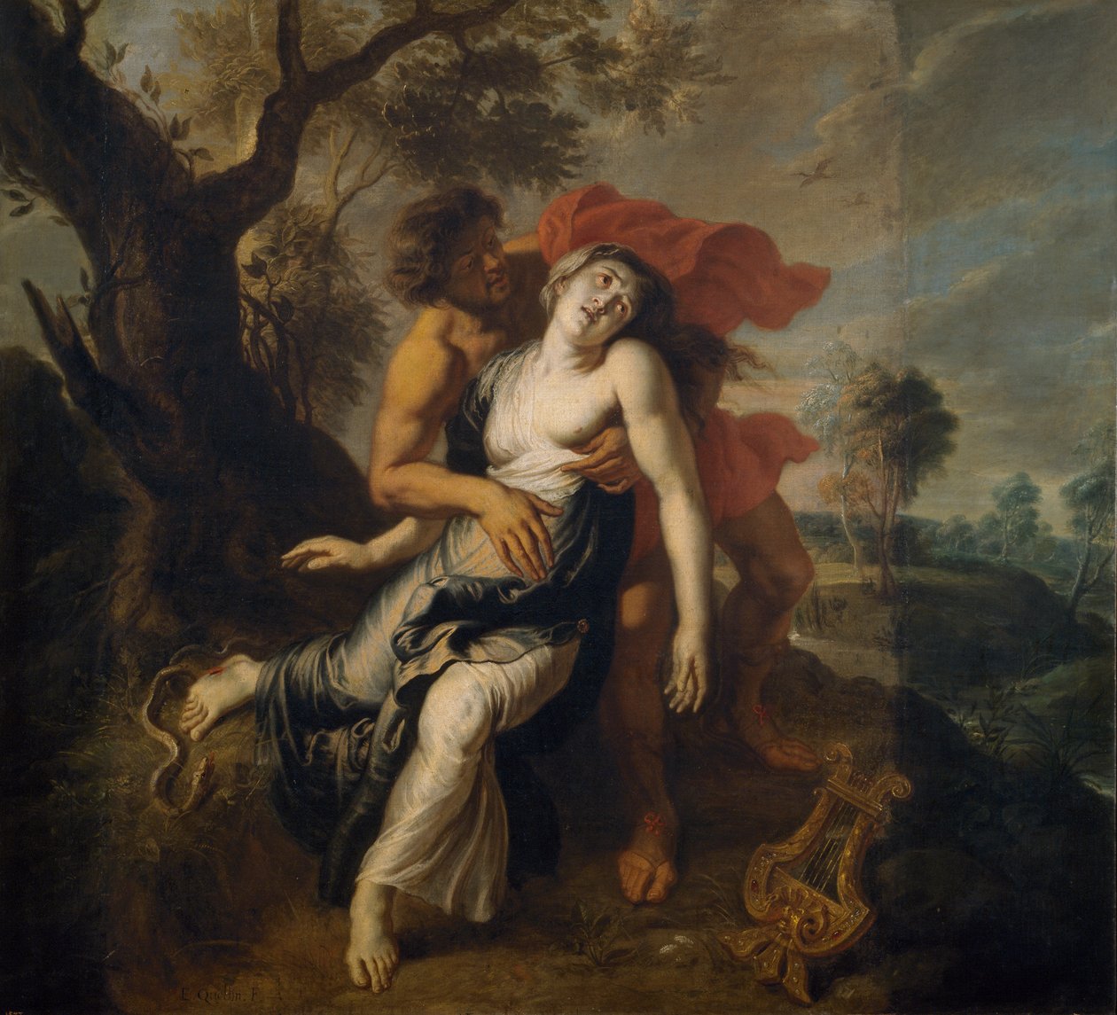 A morte de Eurídice de Erasmus Quellinus