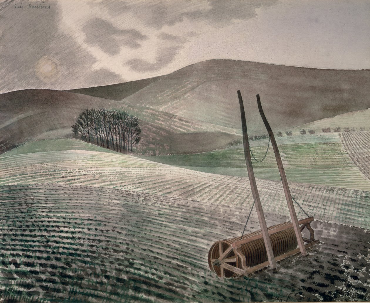 Downs no inverno de Eric Ravilious