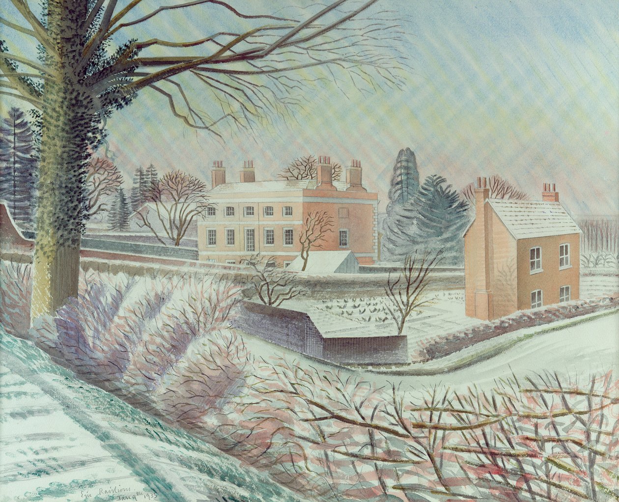 Vicariato na neve de Eric Ravilious