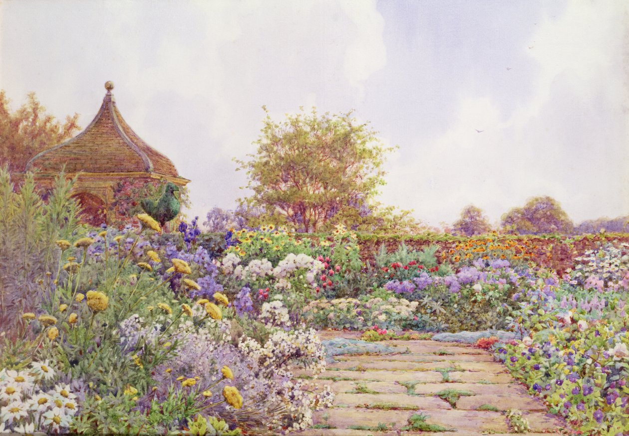Um jardim rural inglês de Ernest Arthur Rowe