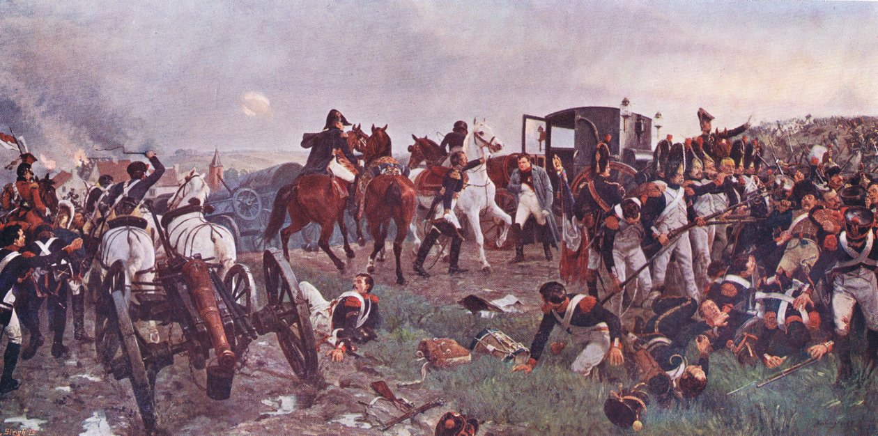 Na noite de Waterloo AD 1815 de Ernest Crofts