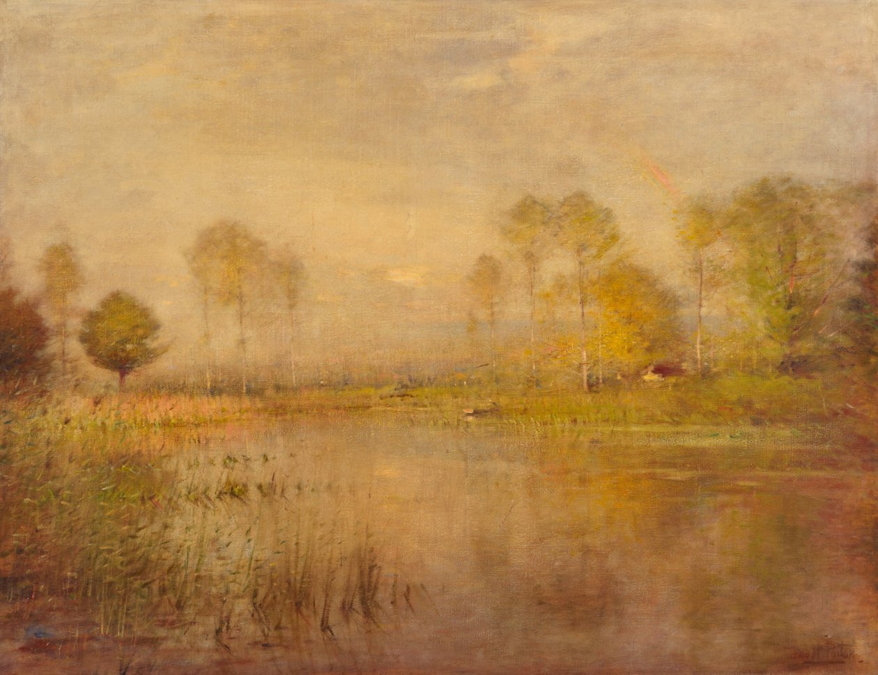 Paisagem, Sol e Rio de Ernest Parton