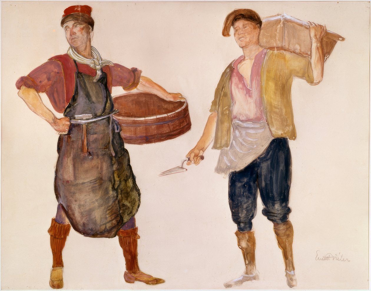 Pedreiro e tanoeiro de Ernest Bieler